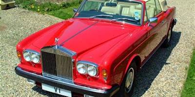 Red Rolls-Royce Corniche Convertible