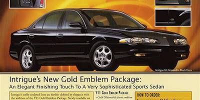 2000 Oldsmobile Intrigue Gold Emblem Package | Alden ...