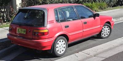 File:1990 Toyota Corolla (AE93) SX 5-door hatchback ...