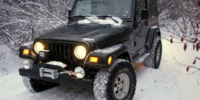 Jeep Wrangler TJ in the Snow