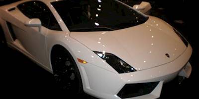 2009 White Lamborghini Gallardo