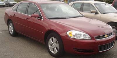 2007 Chevy Impala Red
