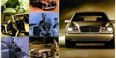 1996 Mercedes-Benz E-Class Ad with Movie Stars (2-page ad ...