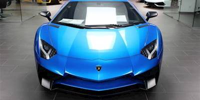 Blue Lamborghini Sports Cars