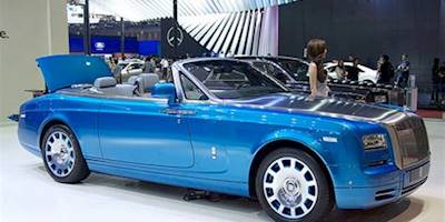 Blue Rolls-Royce Phantom Drophead Coupé at the 36th ...