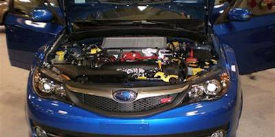 File:2009 blue Subaru Impreza WRX STI engine.JPG ...
