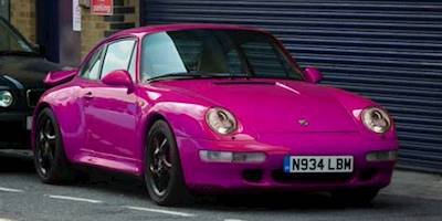 Pink Porsche 911 Turbo