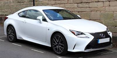 Lexus RCF Sport Red and White