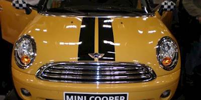Yellow Mini Cooper