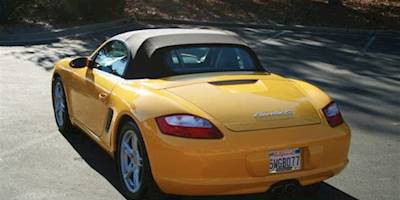 2007 Porsche Boxster S | From the back, left with the top ...