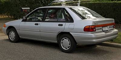 File:1993 Ford Escort LX 5-dr rear left.jpg - Wikimedia ...