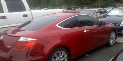 2008 Honda Accord Coupe Red