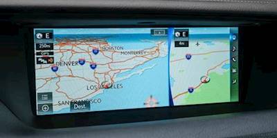 2016 Lexus Navigation Screen