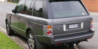 File:2002 Land Rover Range Rover (L322 MY03) Vogue wagon ...