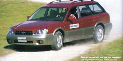 Four Wheel Drive Magazine: Prueba Subaru Outback 2.5 (2001)