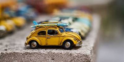 Yellow Volkswagen Beetle Scale Model · Free Stock Photo