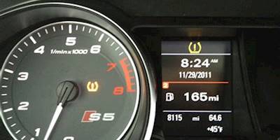 My 2011 Audi S5 Low Tire Pressure Warning Light Is On Agai ...