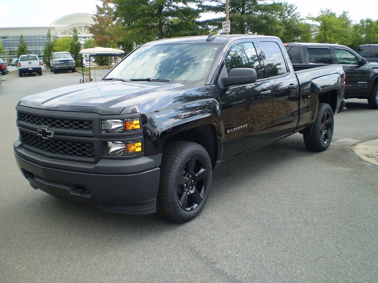 Chevrolet silverado black widow edition