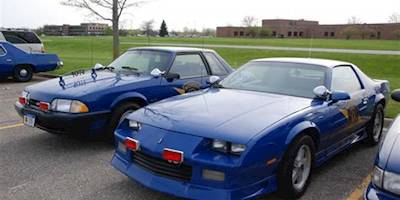 Michigan State Police cars -- 1991 Chevrolet Camaro and 19 ...