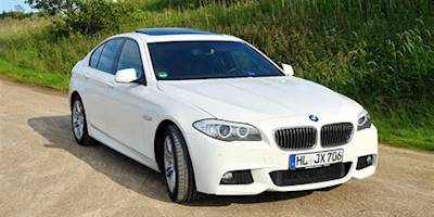 White BMW 5 Series
