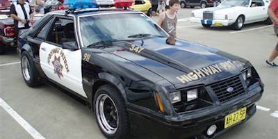 Ford Fox Body Mustang Police Car