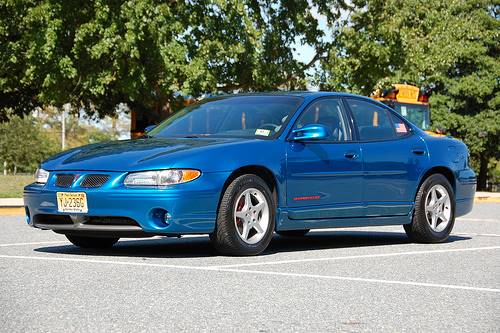 1999 Grand Prix GT Coupe - Medium Gulf Blue Metallic / Graphite photo #7