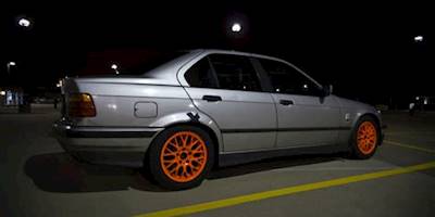 1993 BMW 3-series 325i Sedan e36 Silver Orange Wheels End ...