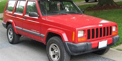 Red Jeep Cherokee Sport