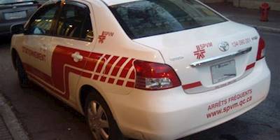 File:'09-'11 Toyota Yaris Sedan Montreal Police -- Rear ...