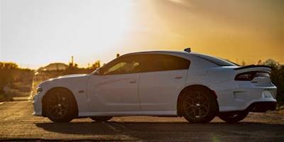 White Dodge Charger Parked On Road · Free Stock Photo