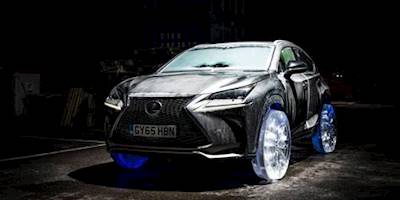 Tecnoneo: Lexus NX el coche de las ruedas esculpidas en hielo