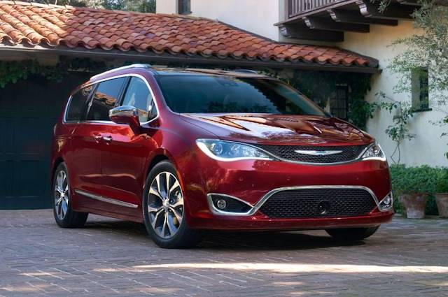 Front Upper Mesh Grille – 2017-2020 Chrysler Pacifica – Black Painted, Direct Fit – MOONSPORT