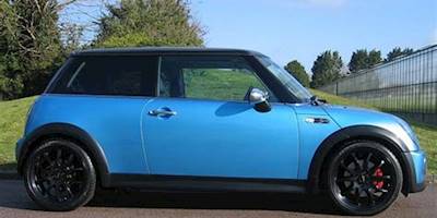 Electric Blue Mini Cooper S 2003