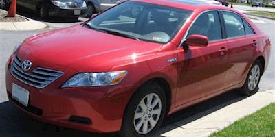 2007 Toyota Camry Red