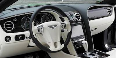 White Bentley Continental GT Interior