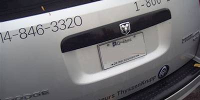File:'09-'10 Dodge Grand Caravan ThyssenKrupp -- Rear.JPG ...