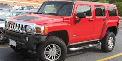 Red Hummer H3