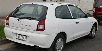 File:2002 Mitsubishi Mirage (CE2 MY02) 3-door hatchback ...