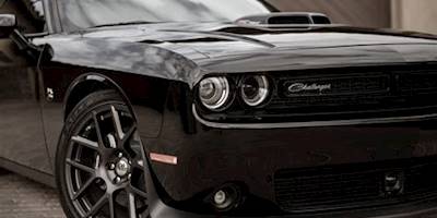 Free stock photo of black, Dodge Challenger, Hemi