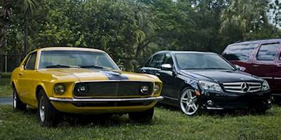 '69 Mustang & C350 | Flickr - Photo Sharing!