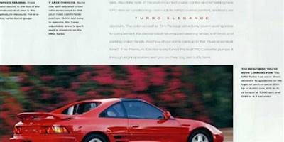 Toyota MR2 Wiki and FAQ - MKII: Brochure USA 1994-1