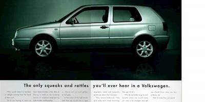 1997 Volkswagen Golf Mark III ad | Two page international ...