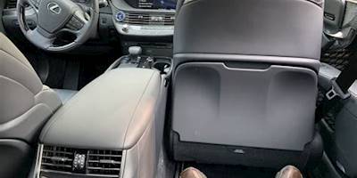 2019 Lexus LS 500h Sedan - front seat folded for rear recl ...