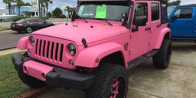 Pink Jeep Wrangler