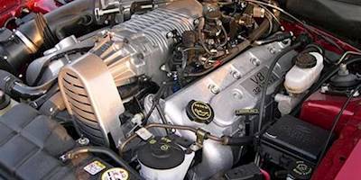 Supercharged Mustang Engine