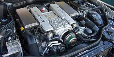 Mercedes E55 AMG Engine