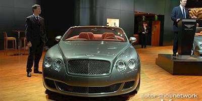 MotorShowNetwork @ Detroit 2009: Bentley Continental GTC S ...