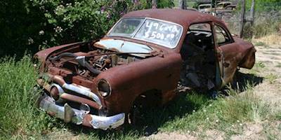 Old Broken Down Car