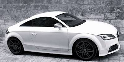 Audi Sports Car Black and White