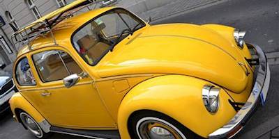 Yellow Volkswagen Beetle Car